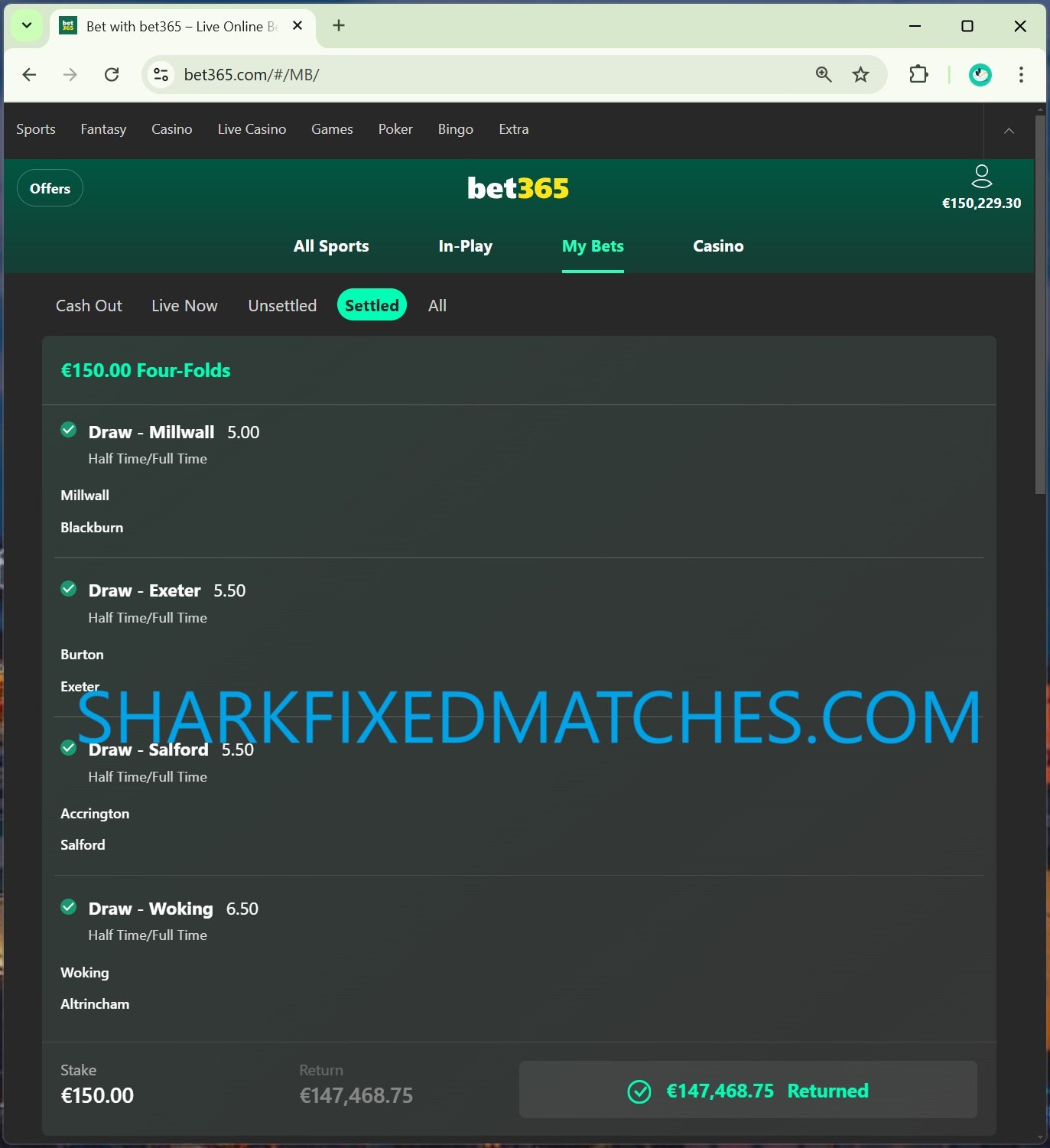 Fixed Matches