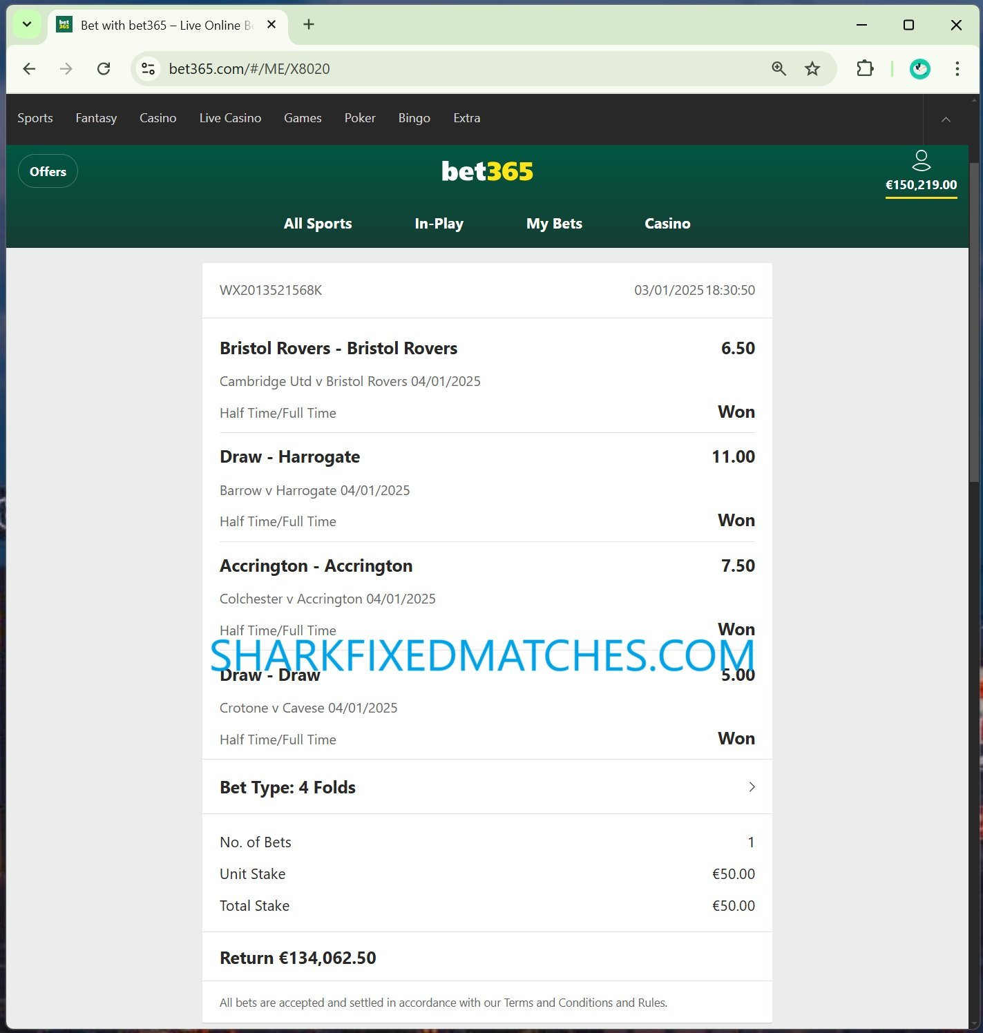 Fixed Matches