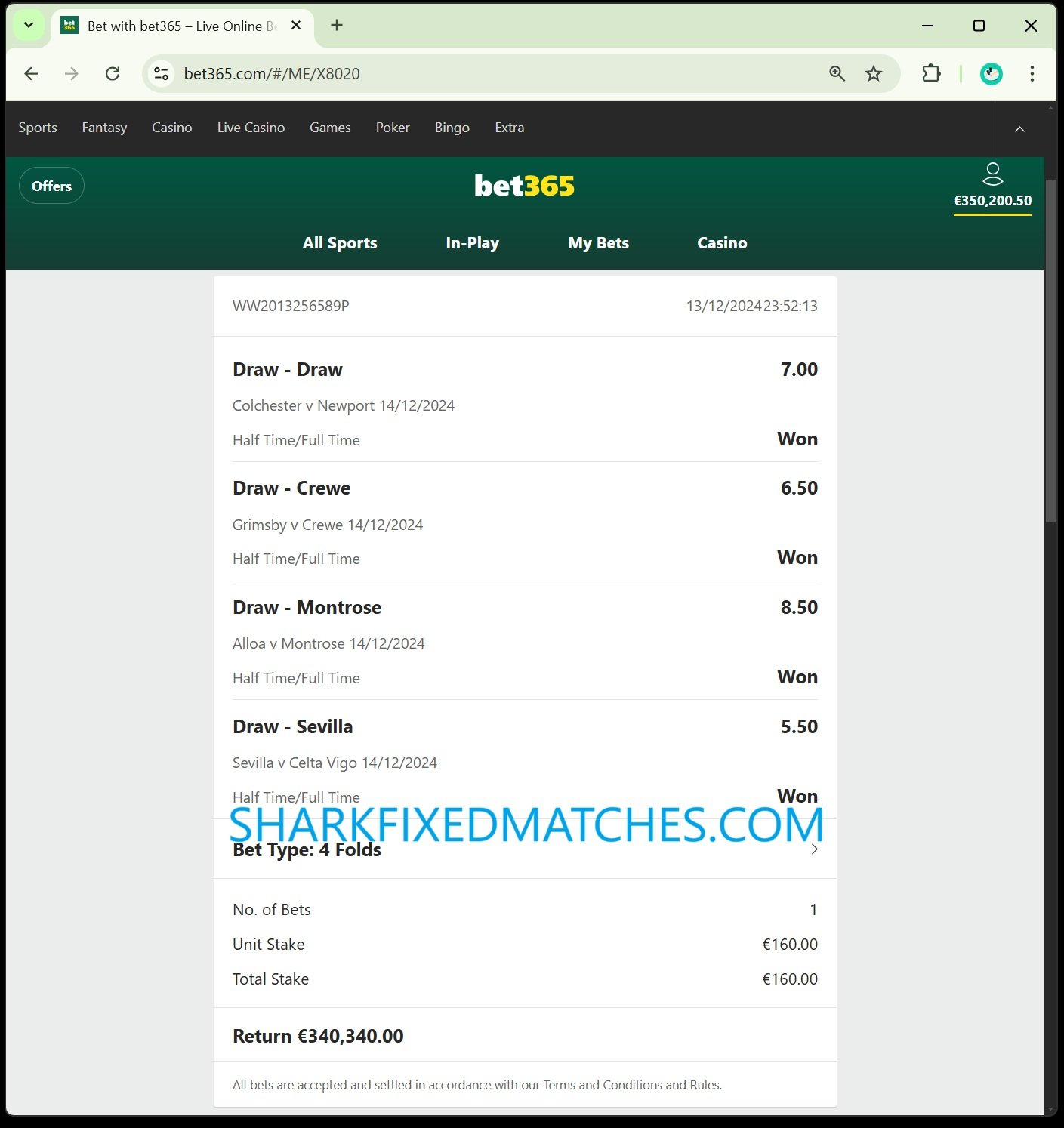 Fixed Matches